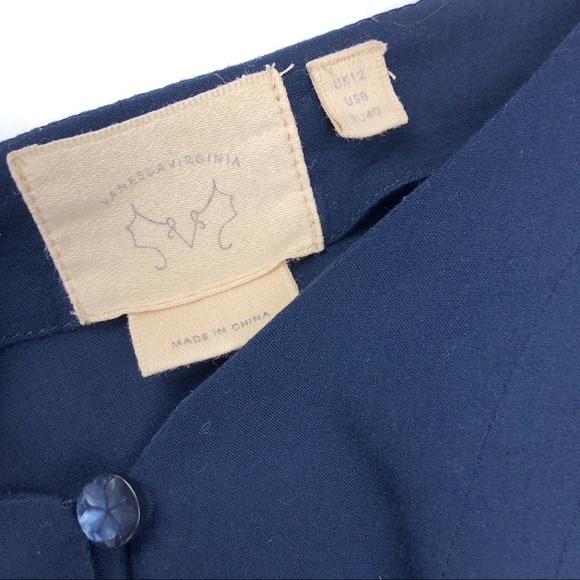 Vanessa Virginia Velvety Soft Light Button Blouse - Picture 8 of 8